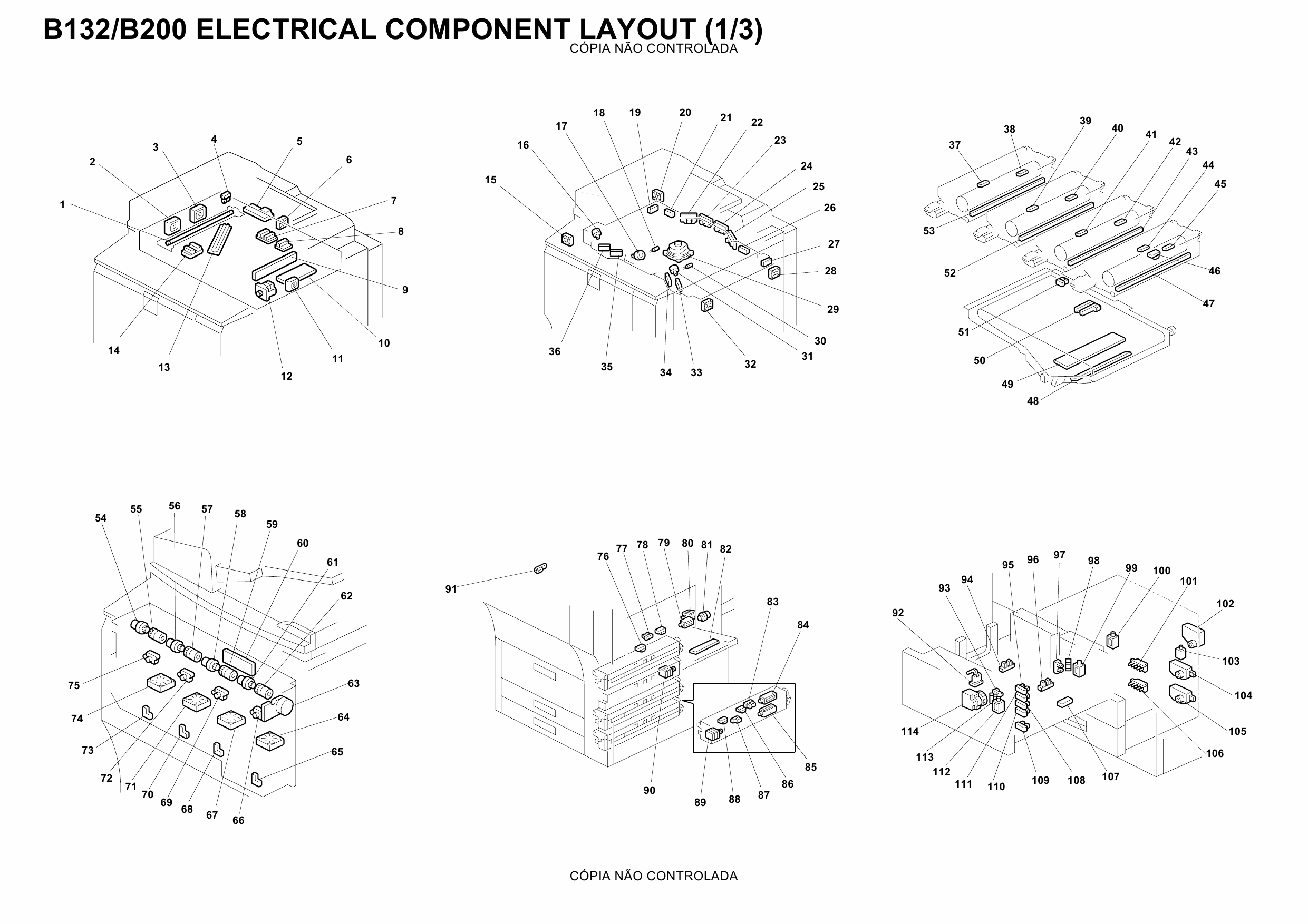 RICOH Aficio 3260C 5560 B132 B181 B200 Circuit Diagram-5